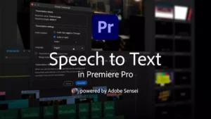 Adobe Speech to Text for Premiere Pro Full Español