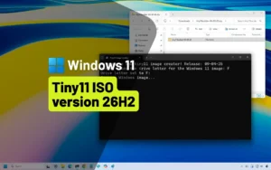 Tiny11 26H2 ISO Español Full Gratis